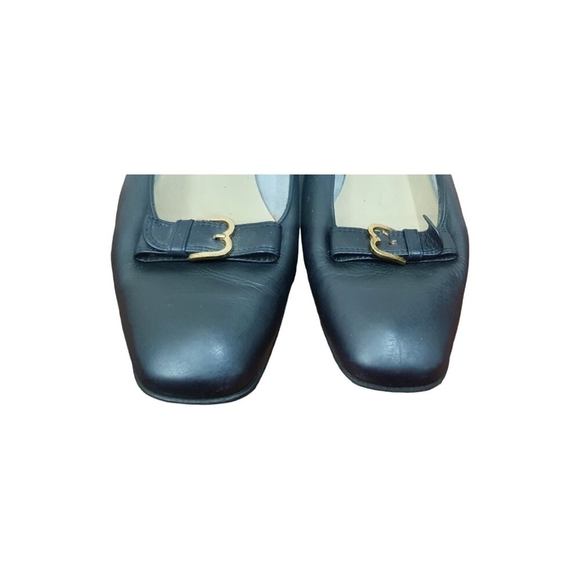 Bally Swiss - Shoes Pertisa Black Leather Size 10 - Picture 5 of 11